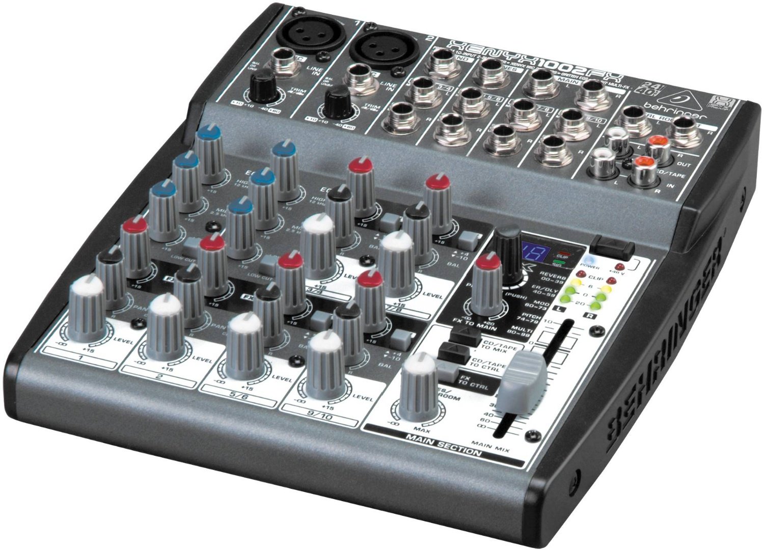 Микшерный пульт BEHRINGER Xenyx 1002FX серый купить,NaN