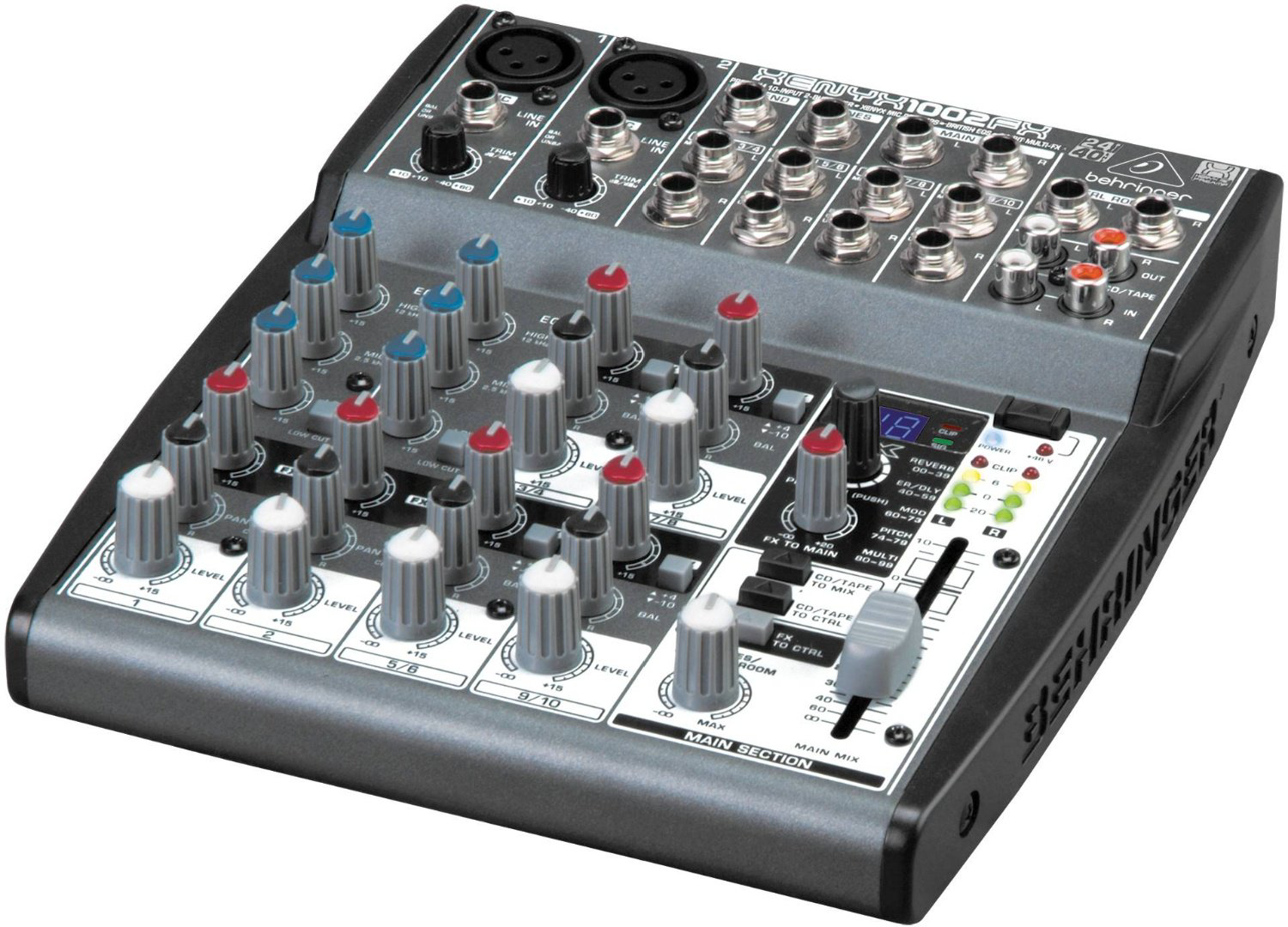 Микшерный пульт BEHRINGER Xenyx 1002FX серый купить,NaN