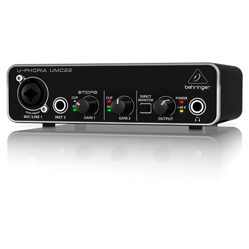 Звуковая карта Behringer U-Phoria UMC22 купить,47620