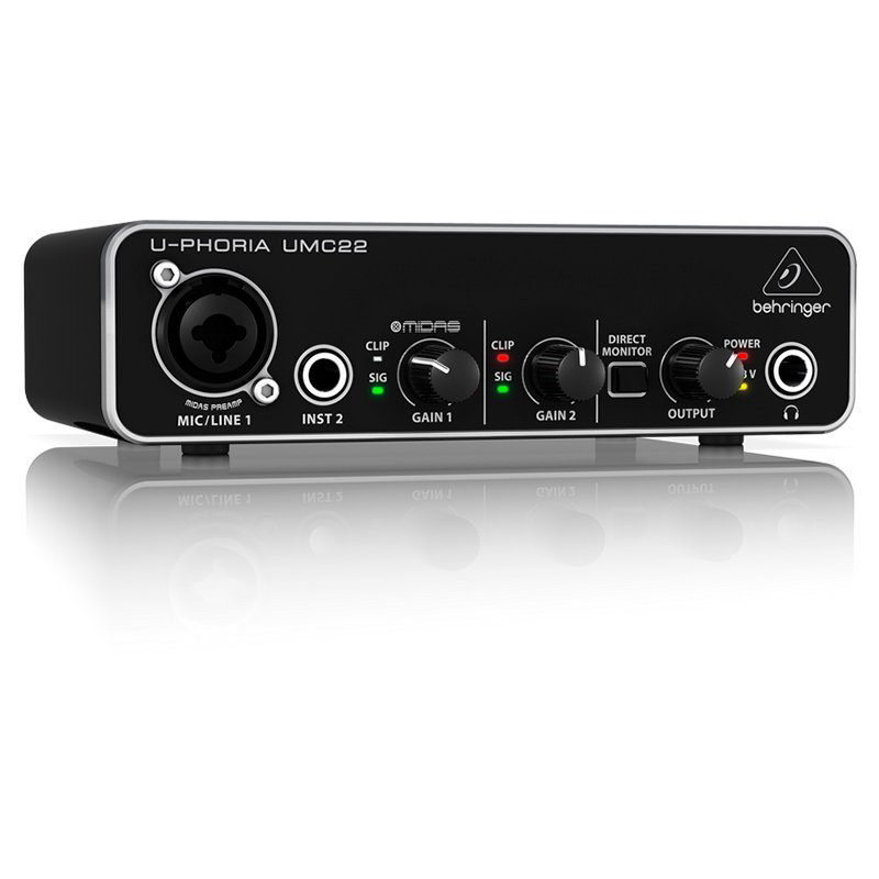 Звуковая карта Behringer U-Phoria UMC22 купить,47620