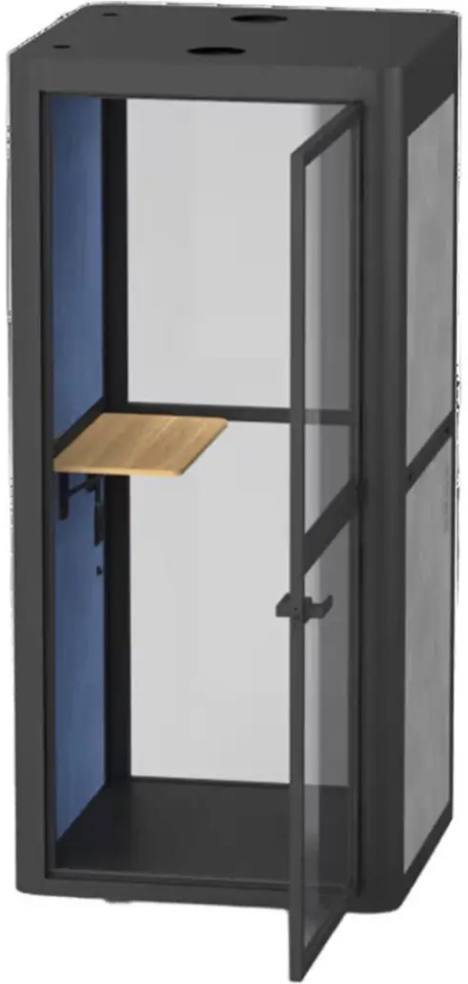 Переговорная кабина M1-B34, 220х116х116 см, черный