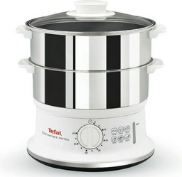 Пароварка Tefal VC 145130 6 л. белый, серебристый