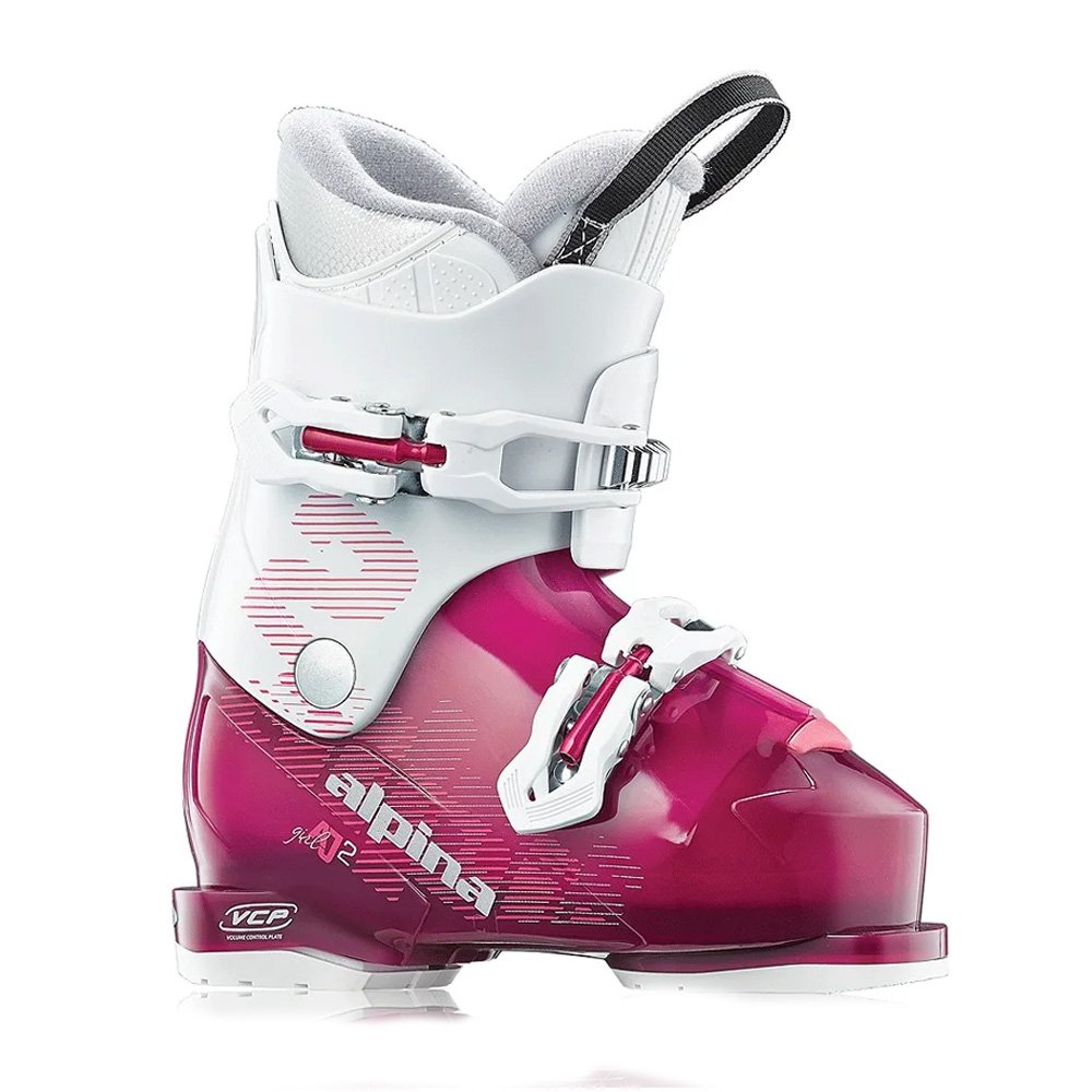 Ботинки для лыж Alpina AJ2 Girl 3F04-1 бело-розовые 190