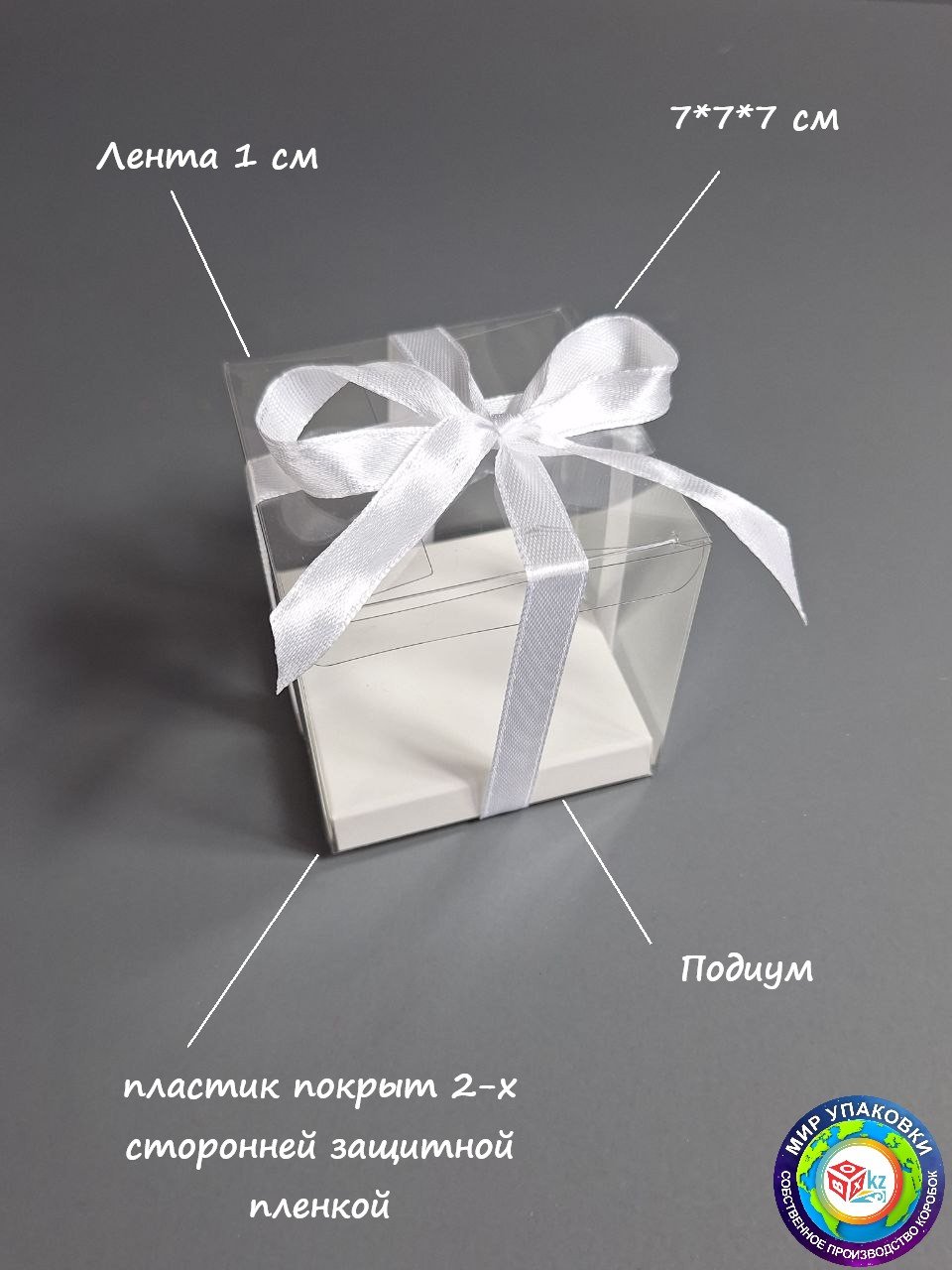Коробка Fortress box 1 шт, 7х7х7 см