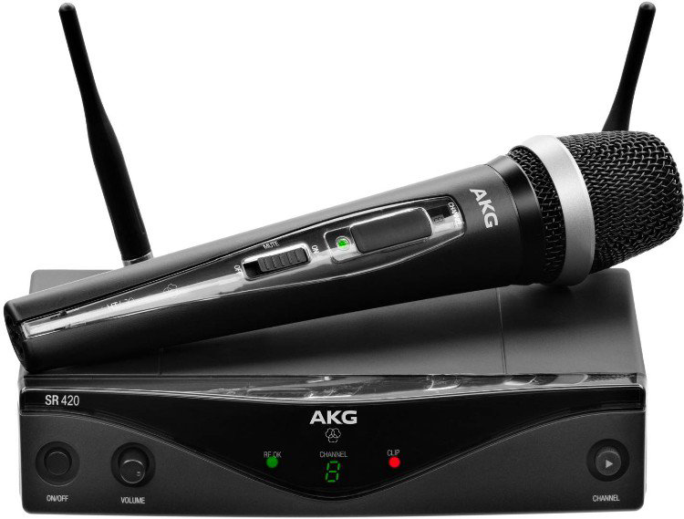 Радиомикрофон AKG WMS420 Vocal Set Band U1 черный
