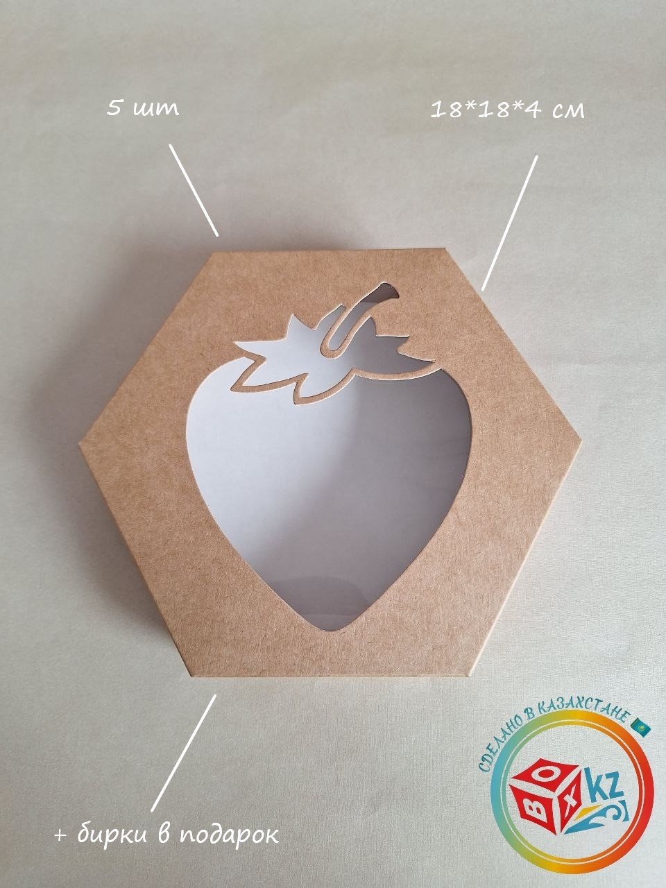 Коробка Fortress box 5 шт, 18х18х4 см