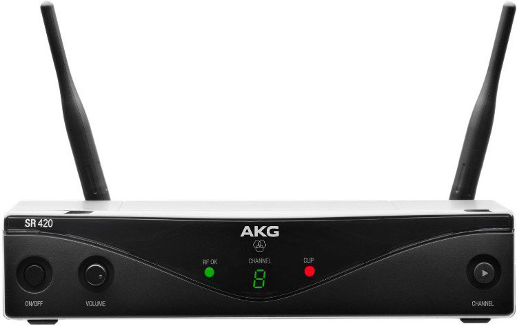 Радиомикрофон AKG WMS420 Vocal Set Band U1 черный купить,260899