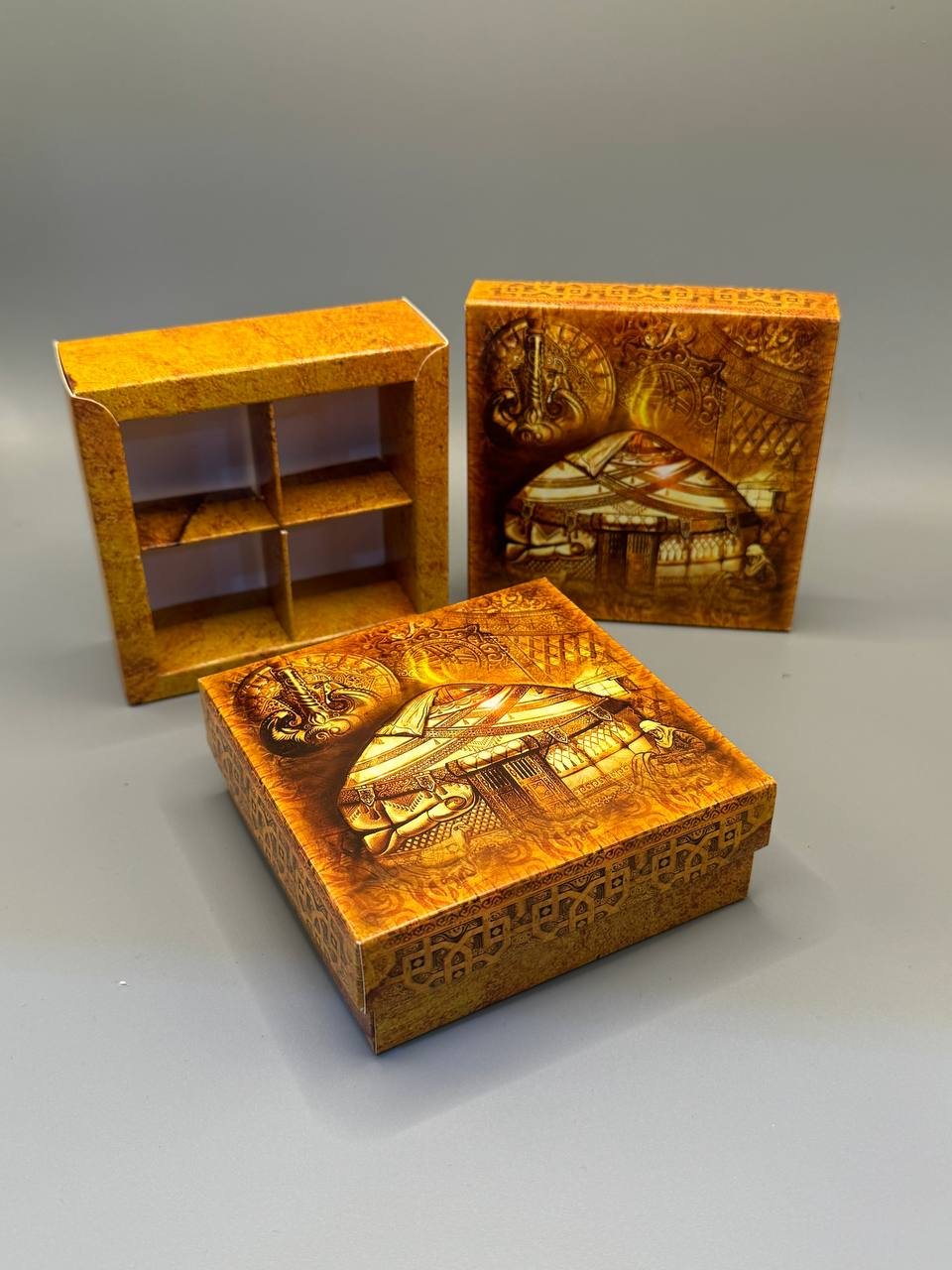 Набор коробок Fortress box 5 шт, 10х10х3.5 см - ForteMarket Набор коробок Fortress box 5 шт, 10х10х3.5 см купить,0