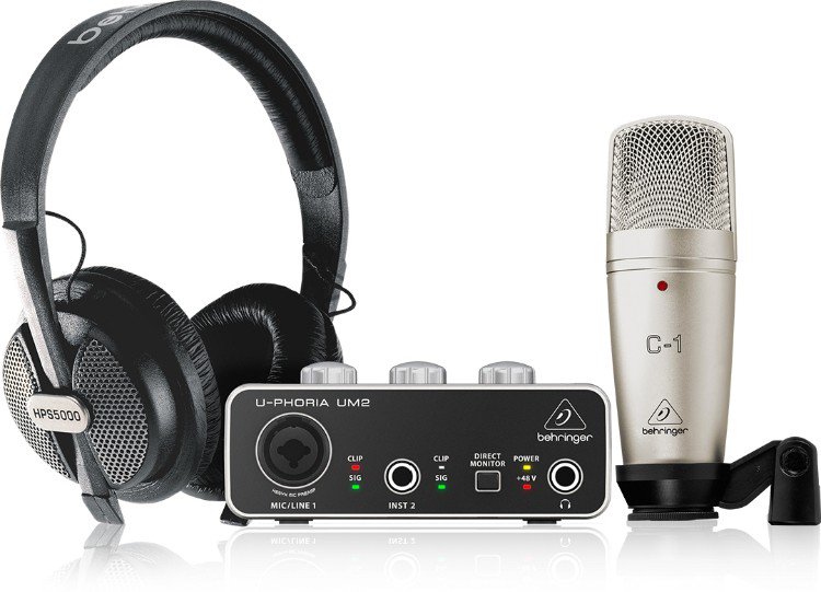 Комплект для звукозаписи Behringer U-Phoria Studio