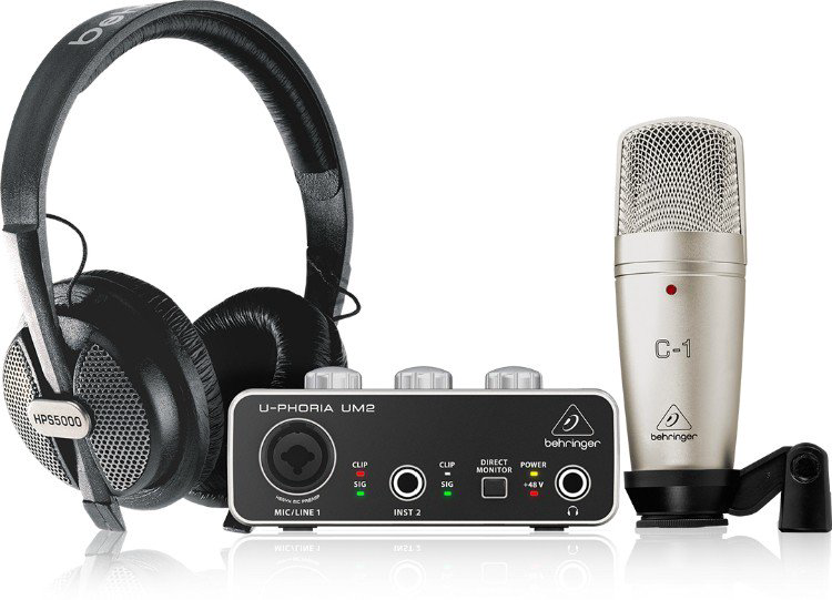 Комплект для звукозаписи Behringer U-Phoria Studio