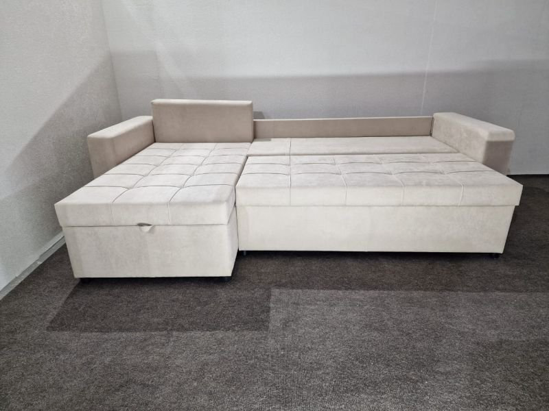 Диван угловой Al.Mebel Бетти бежевый купить,331700