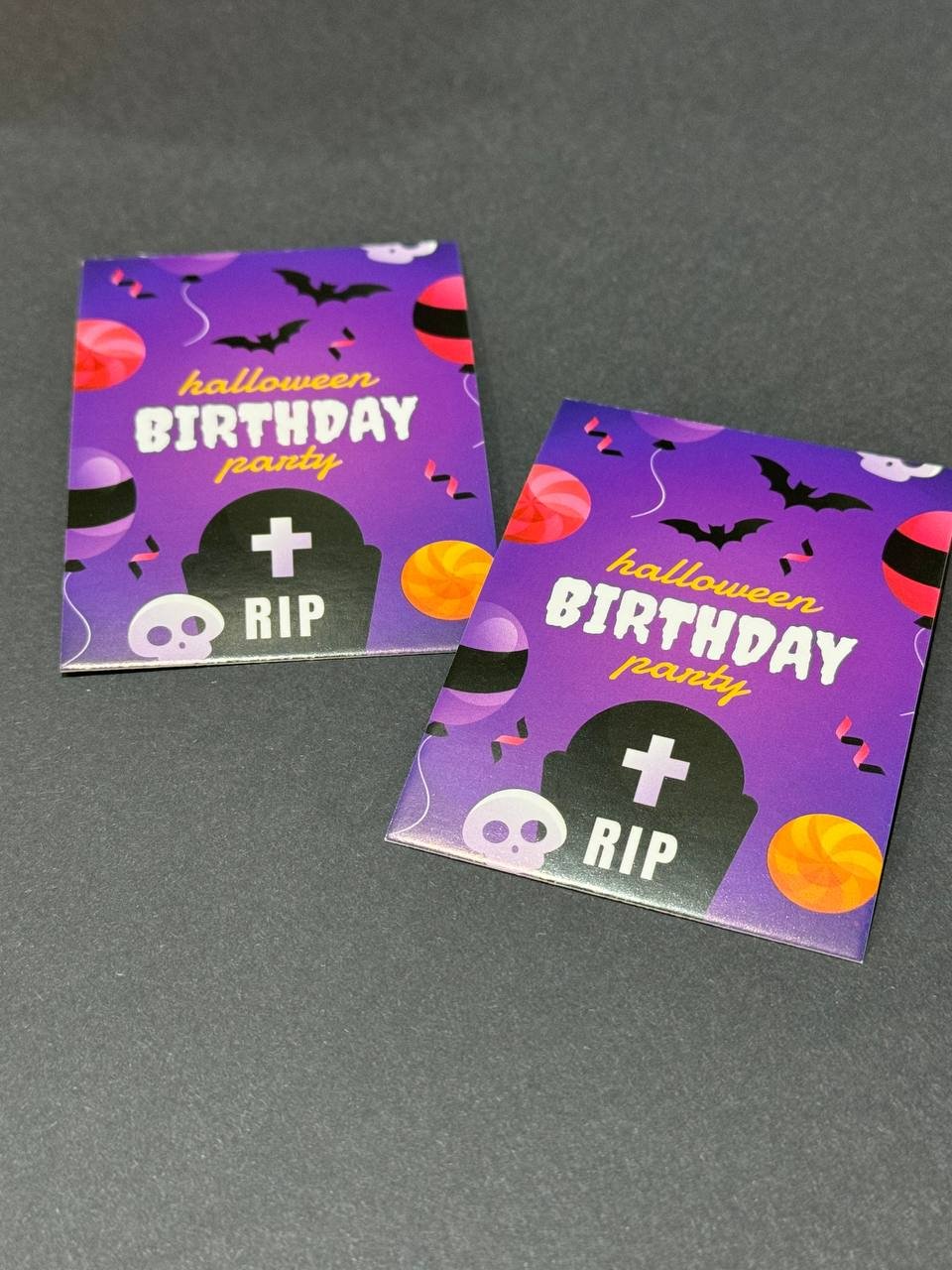 Fortress box шильдик Halloween Birthday party 50 шт