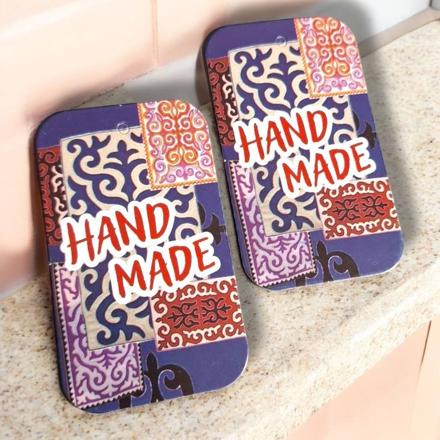Fortress box шильдик Hand Made 50 шт
