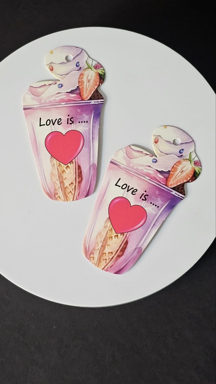 Fortress box шильдик Love is 50 шт