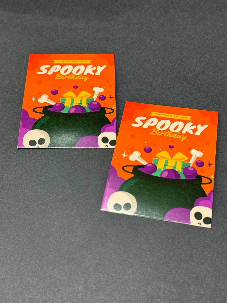 Fortress box шильдик Spooky Birthday 50 шт