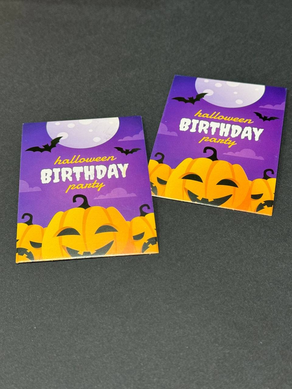 Fortress box шильдик "Halloween Birthday party" 50 шт