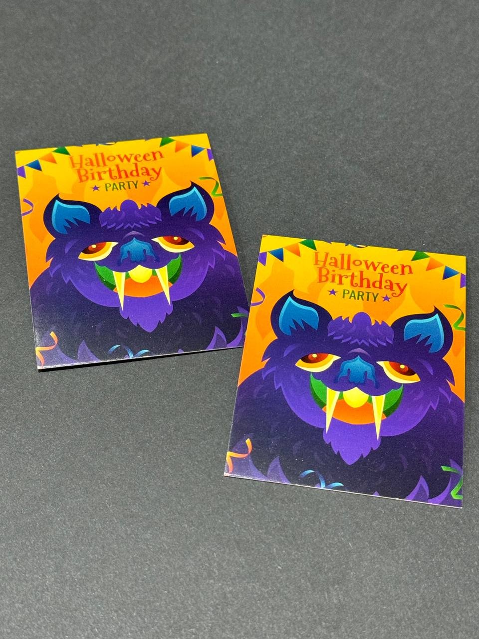 Fortress box шильдик "Hallowen Birthday party" 50 шт