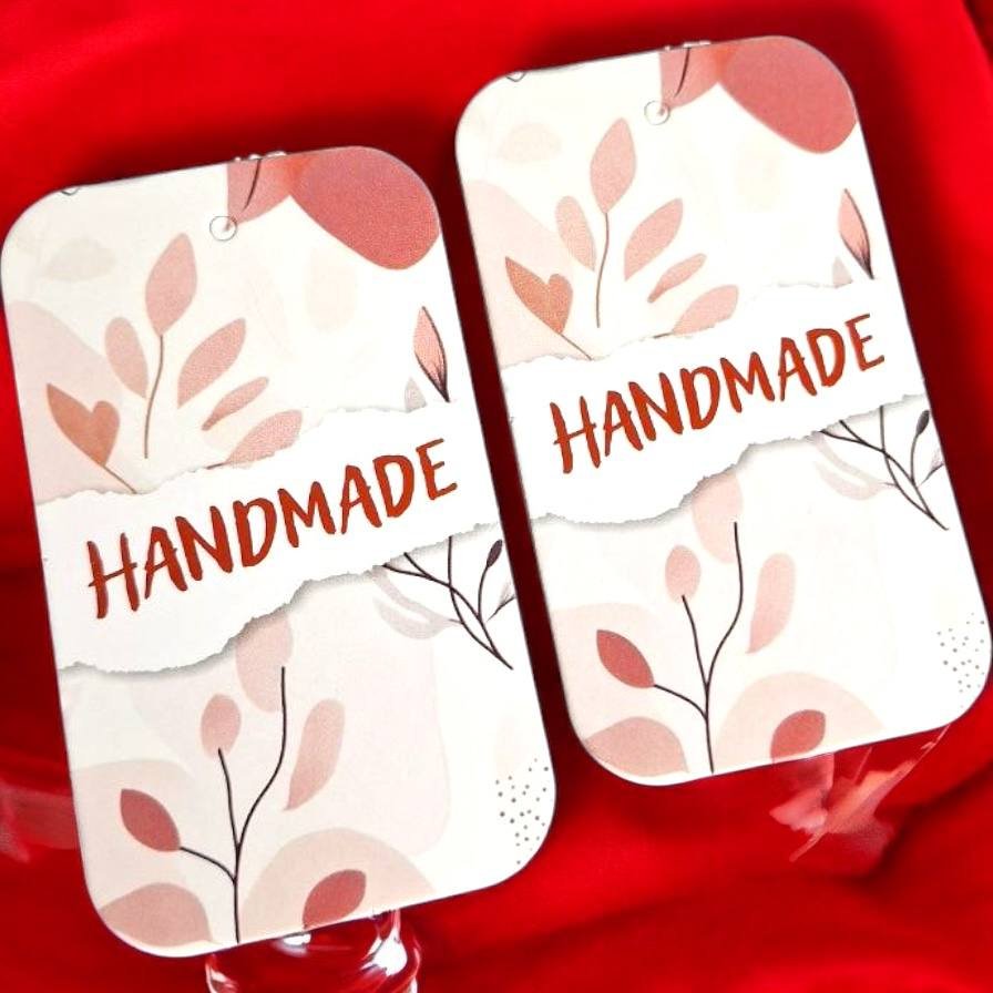 Fortress box шильдик "Hand Made" 8,5*5 см 50 шт