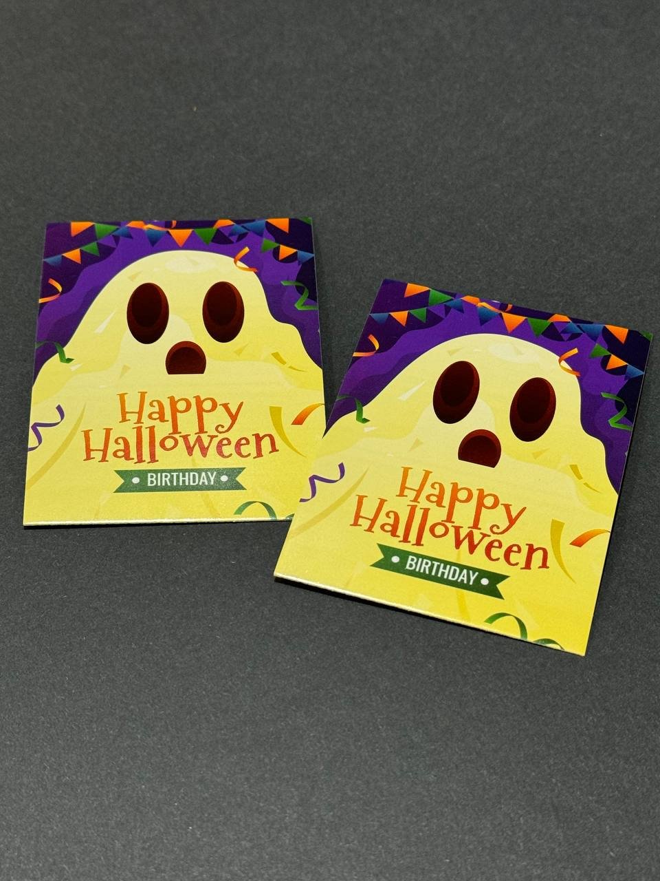 Fortress box шильдик "Happy Hallowen Birthday " 50 шт