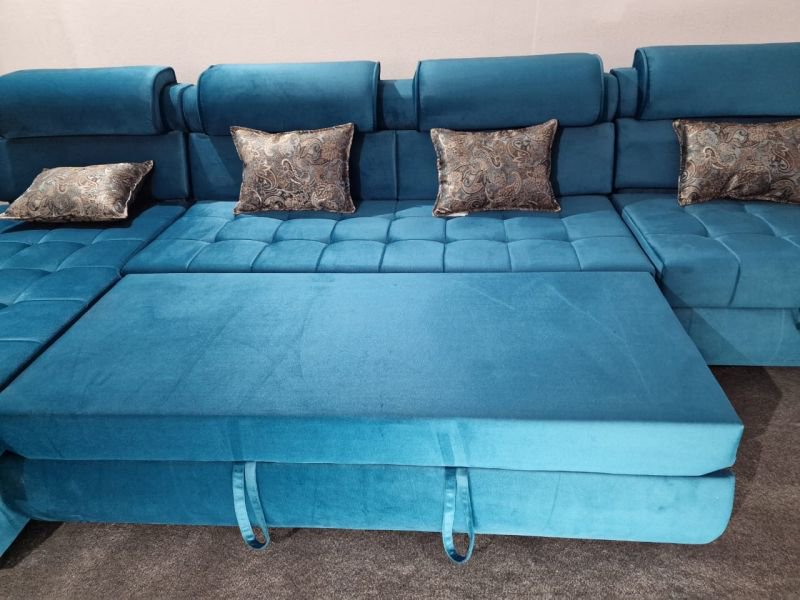 Диван угловой Al.Mebel Лорд синий - ForteMarket Диван угловой Al.Mebel Лорд синий купить,0