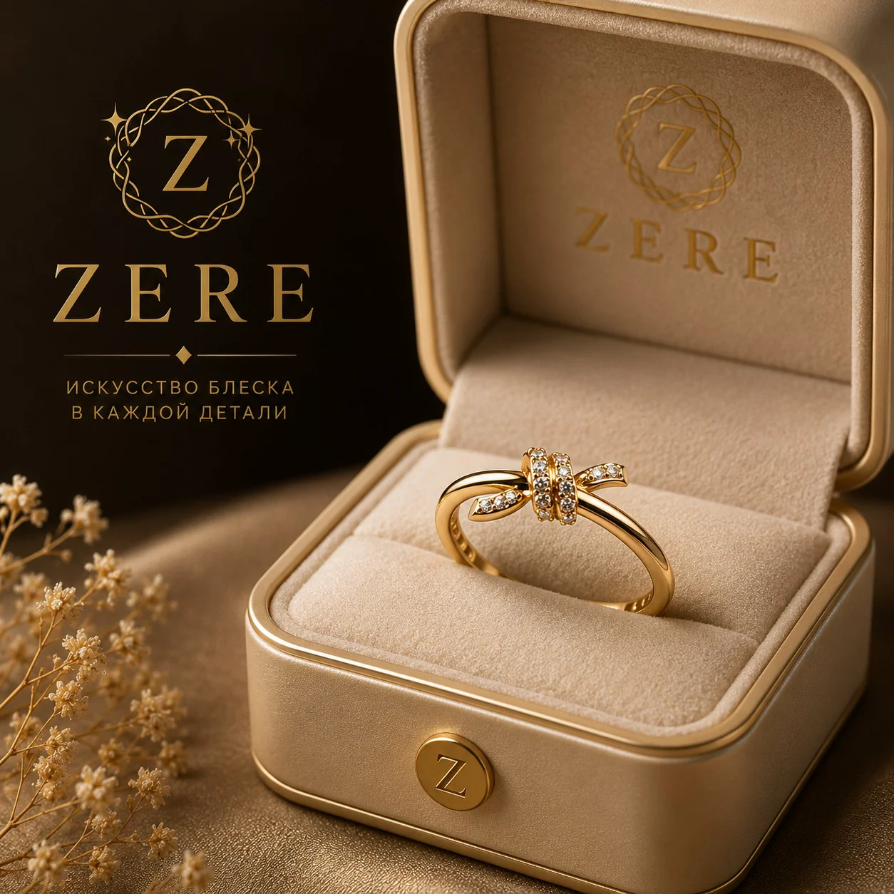 Кольцо Zere ZR170501 золото 1.46гр 18.5р купить,119050