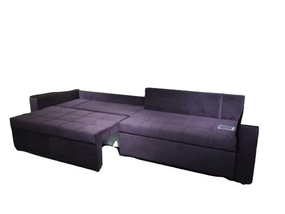Диван Al.Mebel Бетти 3 м фиолетовый  купить,319930
