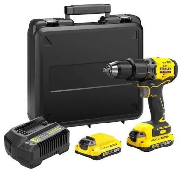 STANLEY дрель-шуруповерт SFMCD715D2K-QW 18 В купить,NaN