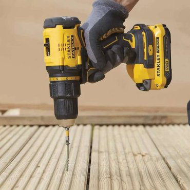 STANLEY дрель-шуруповерт SFMCD710D2K-QW 18 В купить,NaN