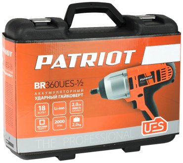 Patriot гайковерт BR 360UES-1/2 18 В купить,NaN
