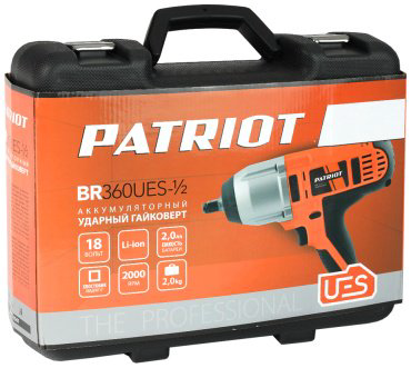 Patriot гайковерт BR 360UES-1/2 18 В купить,NaN