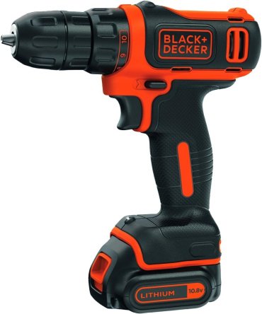 Black & Decker дрель-шуруповерт BDCDD12B-QW 10.8 В