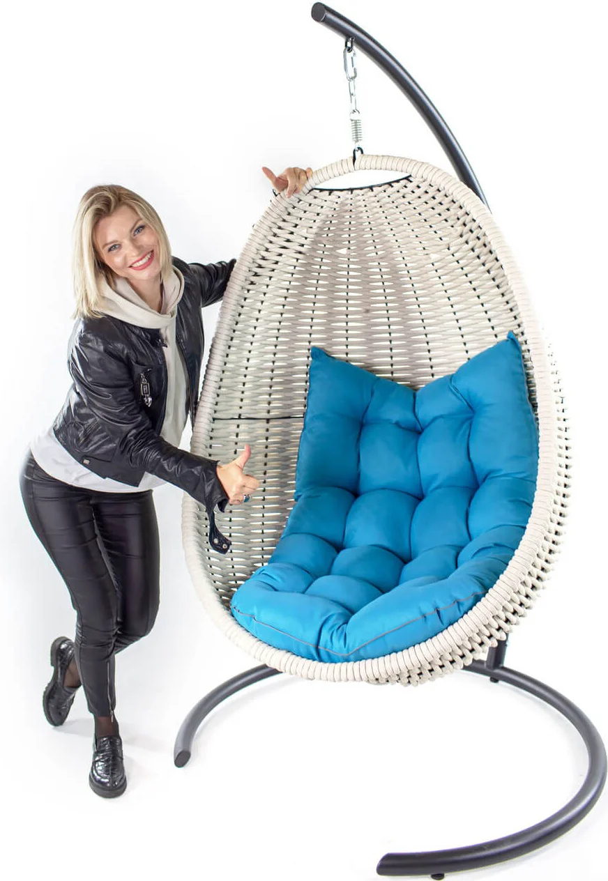 Кокон плетеный DeckWOOD 120х210см белый купить,NaN