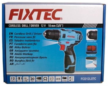 Дрель-шуруповерт Fixtec FCD12L07C - ForteMarket Дрель-шуруповерт Fixtec FCD12L07C купить,0