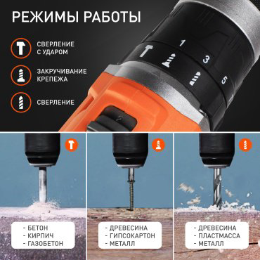 Дрель-шуруповерт Patriot BR 216UES-h купить,NaN