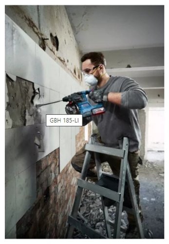 Перфоратор Bosch GBH 185-LI без аккумулятора 1.9 Дж, SDS-Plus - ForteMarket Перфоратор Bosch GBH 185-LI без аккумулятора 1.9 Дж, SDS-Plus купить,0