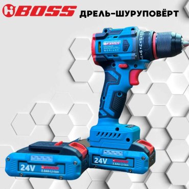 Hiboss дрель-шуруповерт BOSS-24 купить,NaN