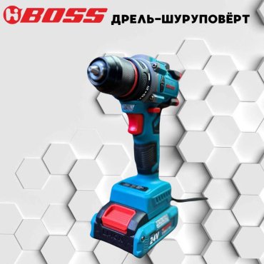 Hiboss дрель-шуруповерт BOSS-24 купить,NaN