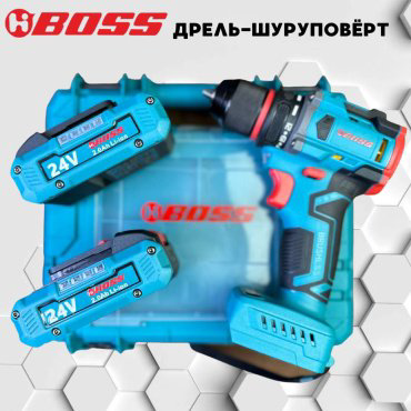 Hiboss дрель-шуруповерт BOSS-24 купить,NaN