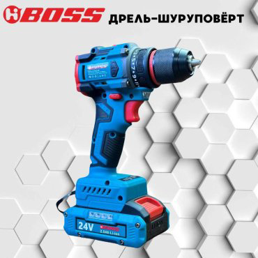 Hiboss дрель-шуруповерт BOSS-24 купить,NaN