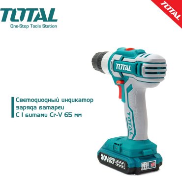 Шуруповерт Total TDLI200215 купить,NaN