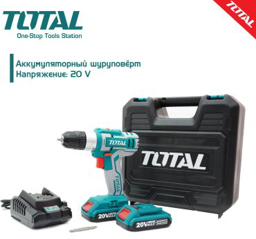 Шуруповерт Total TDLI200215 купить,NaN