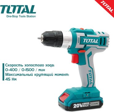 Шуруповерт Total TDLI200215 купить,NaN