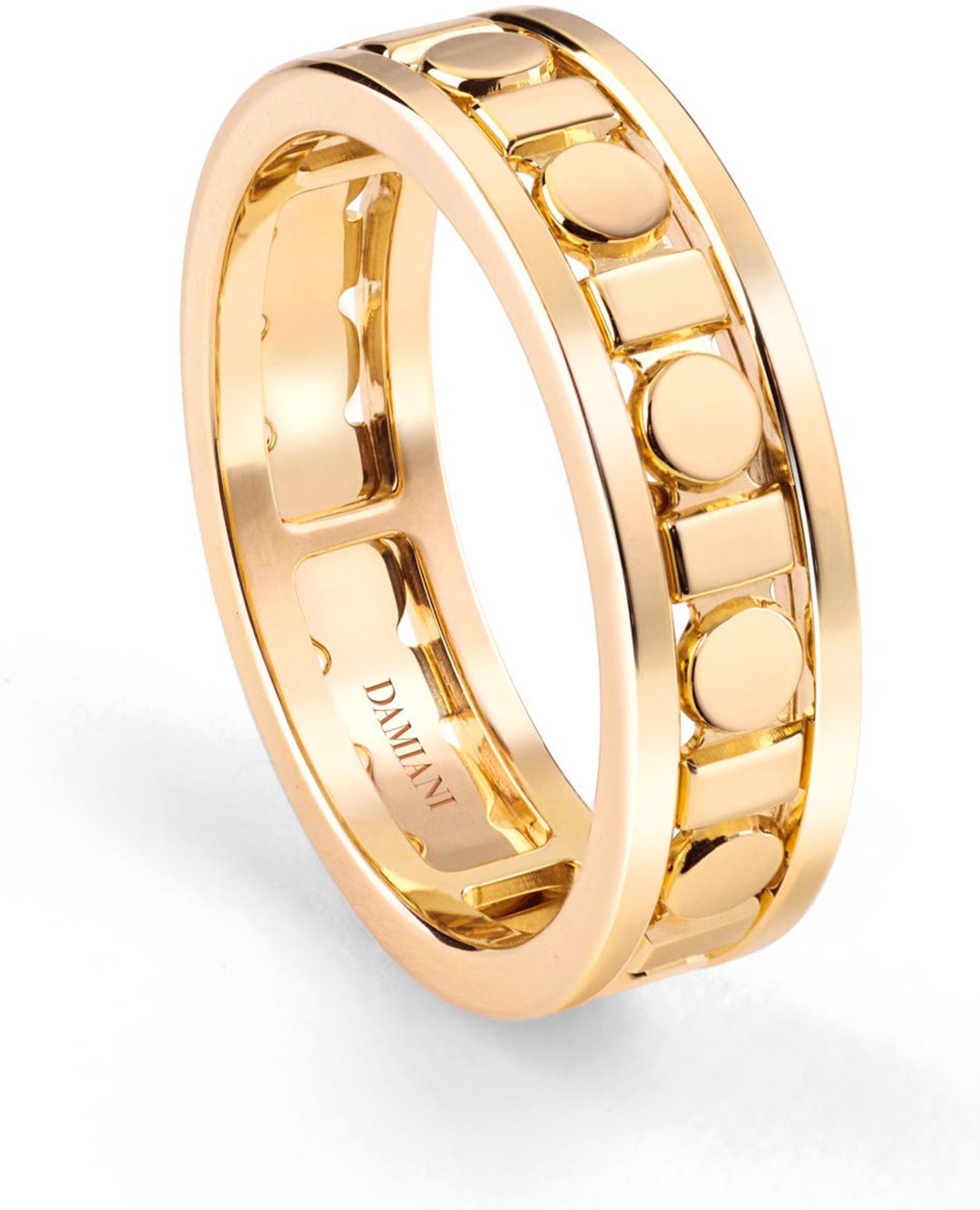 Кольцо Damiani 20093494 размер 19.2 вес 6 г золото, без вставок