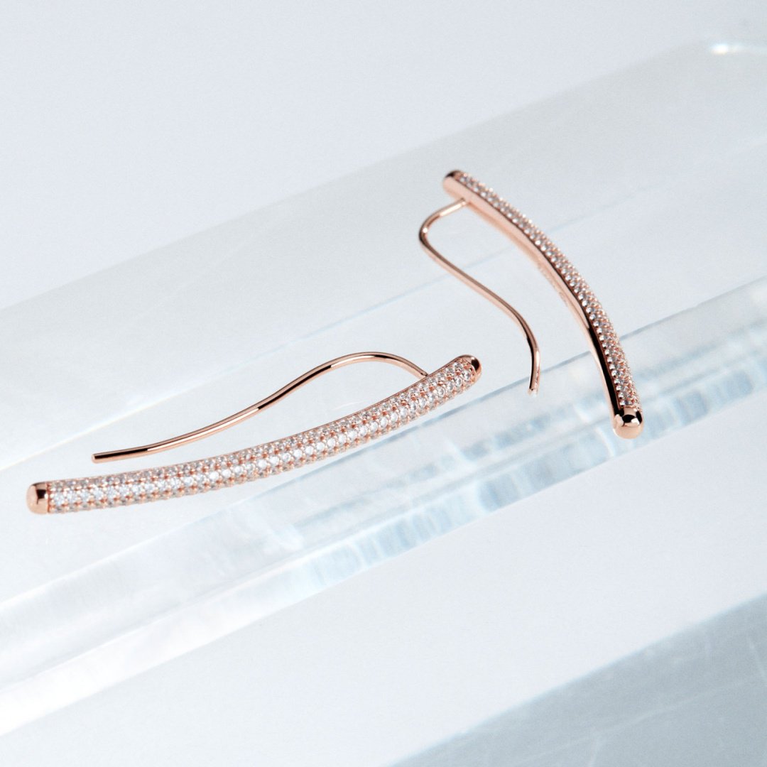 Серьги Rosato RZBI26 вес 7.23 г серебро, фианит купить,84000