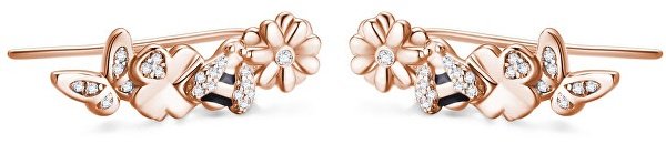 Серьги Rosato RZGA22 вес 2.26 г серебро, фианит, эмаль - ForteMarket Серьги Rosato RZGA22 вес 2.26 г серебро, фианит, эмаль купить,0