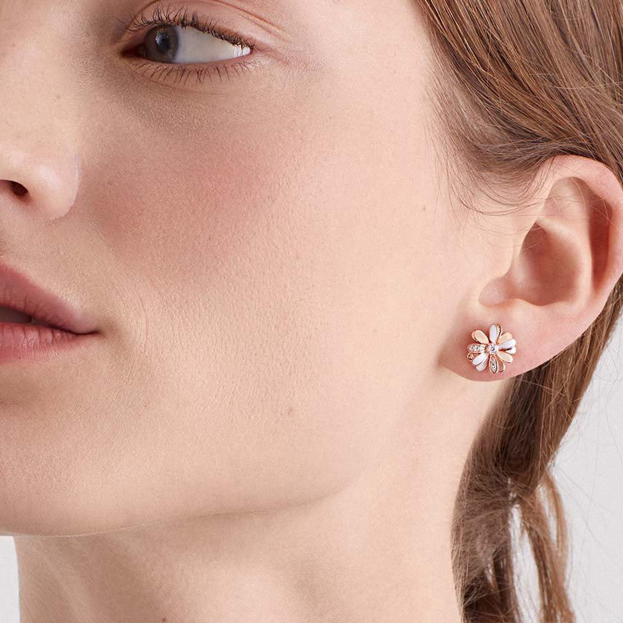 Серьги Rosato RZGA27 вес 2.31 г серебро, циркон, эмаль купить,58000