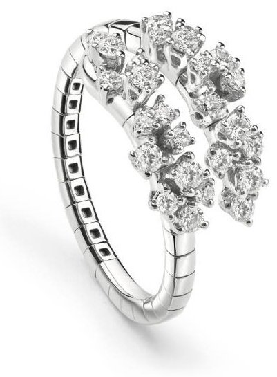 Кольцо Damiani 20091269 размер регулируемый вес 3.3 г золото, бриллиант купить,1895000