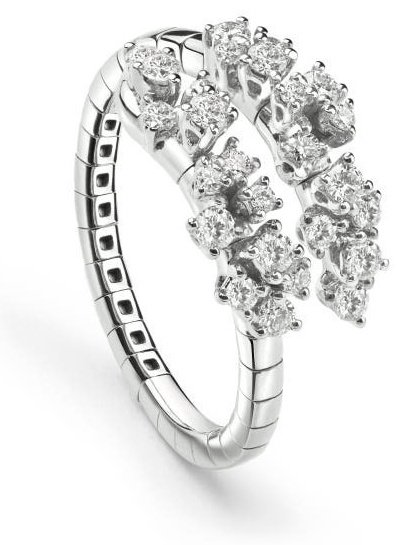 Кольцо Damiani 20091269 размер регулируемый вес 3.3 г золото, бриллиант купить,1895000