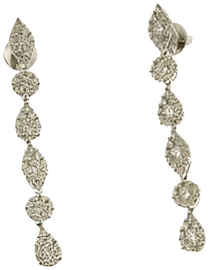Серьги-цепочки Crivelli 404-OR-NTG12 вес 7.3 г золото, бриллиант купить,NaN