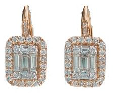 Серьги Crivelli 035-VE25875 вес 4.4 г золото, бриллиант купить,NaN